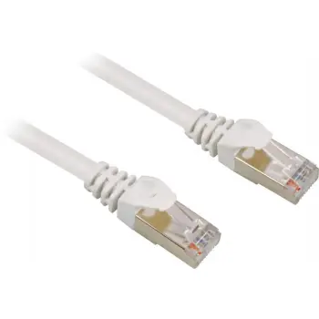 Kabllo për Rrjet Sharkoon Patch Cable S/FTP RJ-45 Cat.6 / 20m – Bardhë