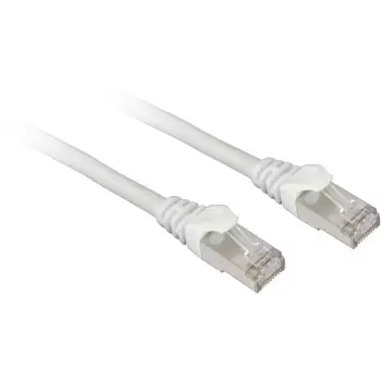 Kabllo për Rrjet Sharkoon Patch Cable S/FTP RJ-45 Cat.7a / 10m – Bardhë