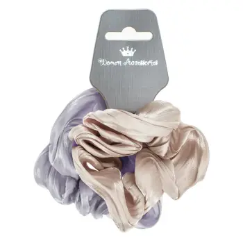 Scrunchy sateni lejla dhe gold 2cp