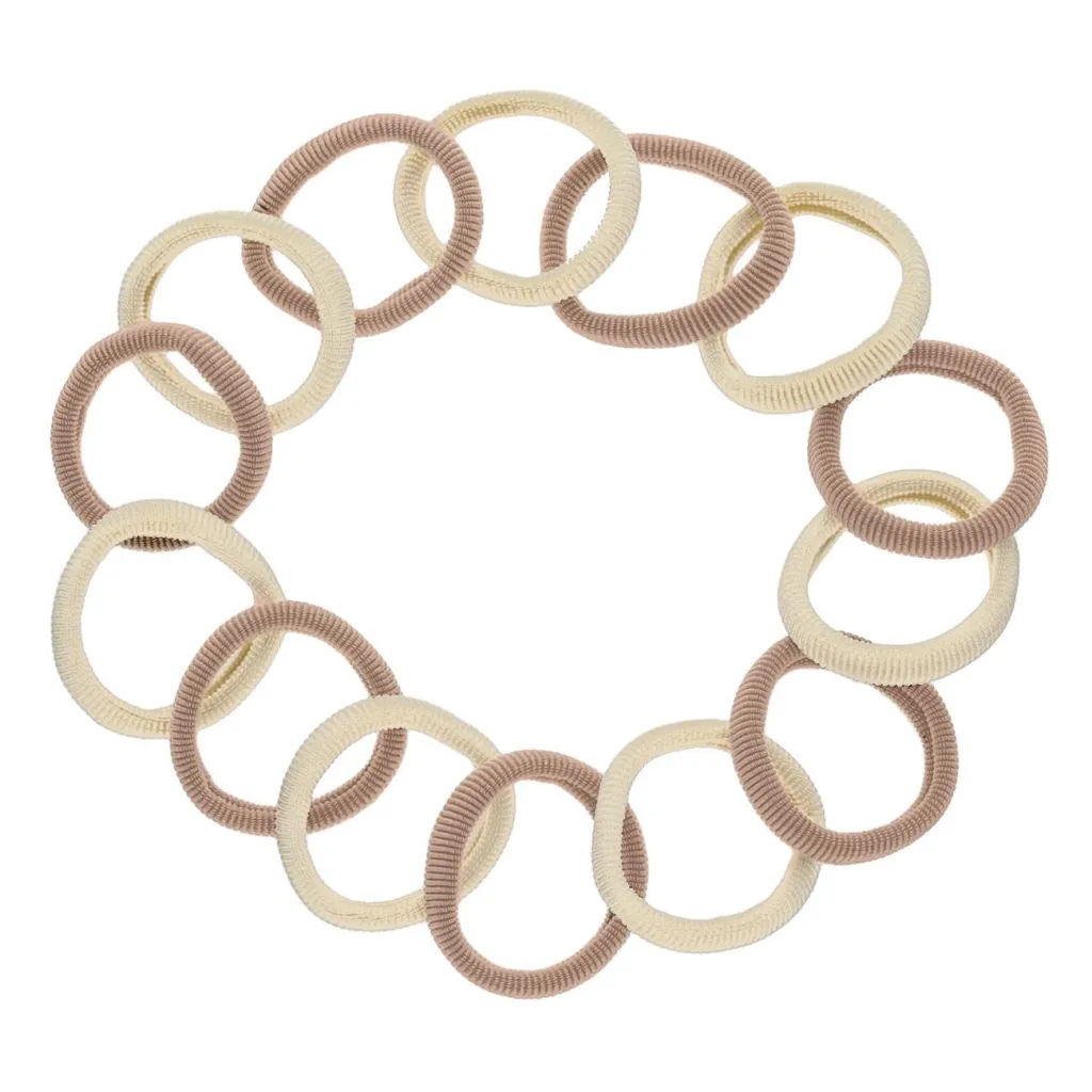 Llastik flokesh krem bezh 14 cp 5 cm - 1