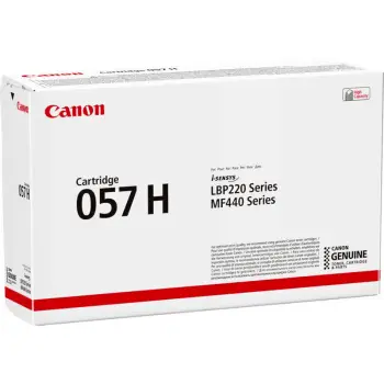Toner, Canon 057H (3010C002), 10000 faqe, XL, e zezë