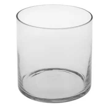 Vazo deoruese cilinder transparente 12x12