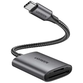 Kabllo USB UGREEN USB-C to SD/TF Memory Card Reader Alu Case – Zezë