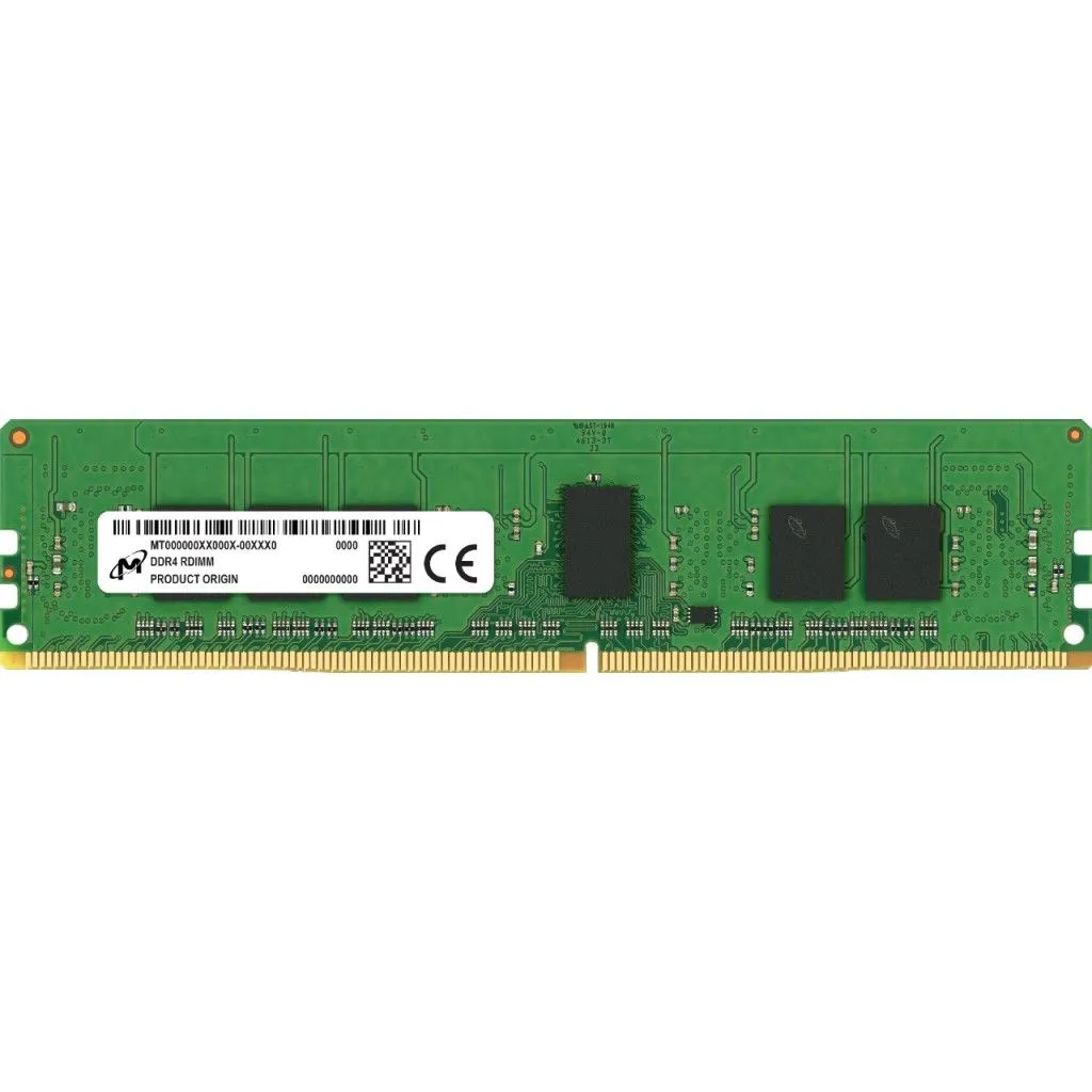 RAM Memorie Micron DDR4-3200 ECC Reg CL / 8GB / DIMM / MTA9ASF1G72PZ-3G2R - 1