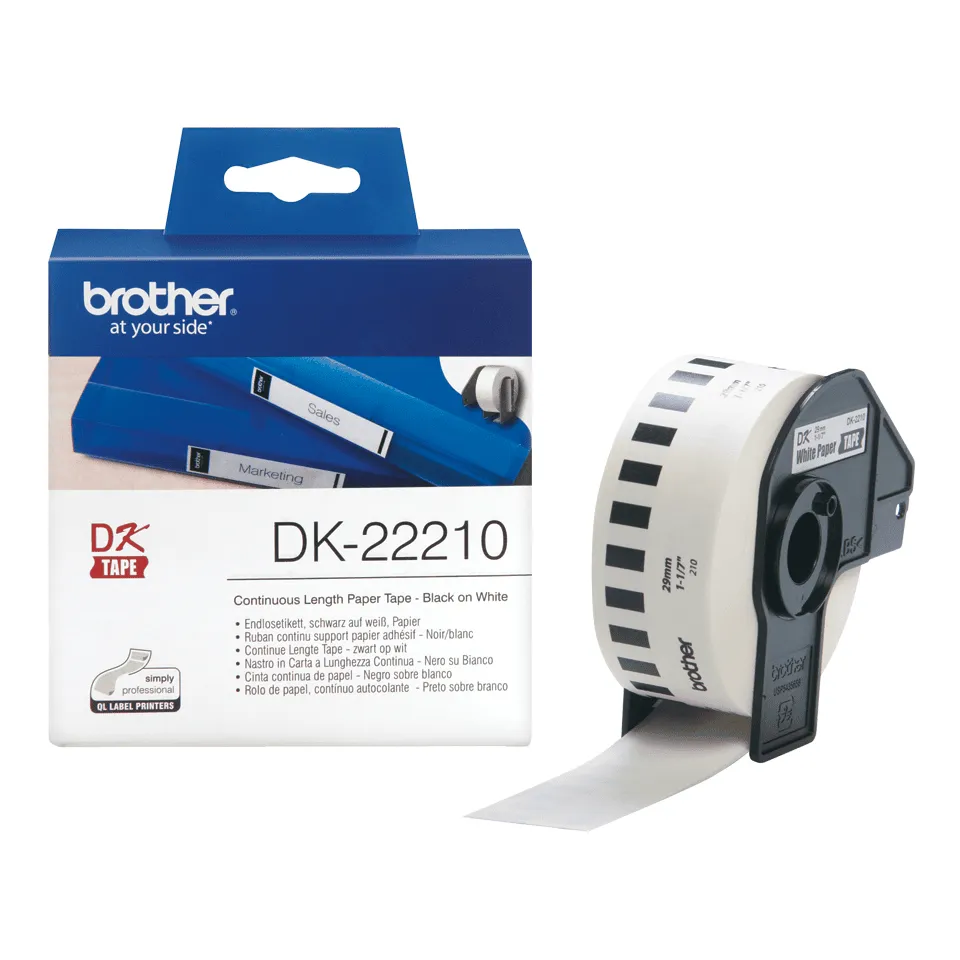 Letër Brother Label DK-22210 / DK22210 – Bardhë - 1