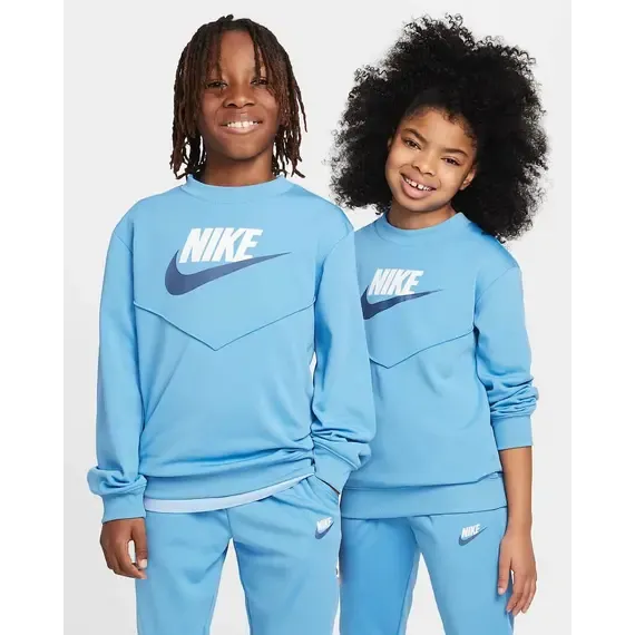 Trenerka Komplet NIKE K Nsw Tracksuit Poly Crew Hbr - 3