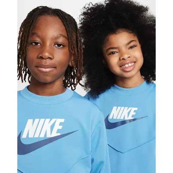 Trenerka Komplet NIKE K Nsw Tracksuit Poly Crew Hbr - 4
