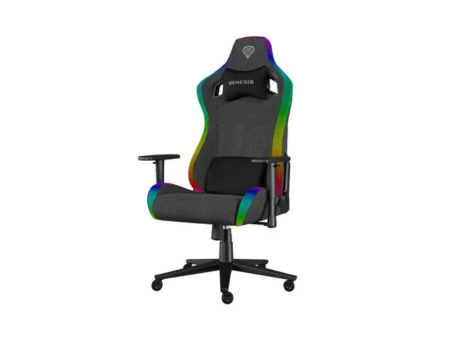 Karrige gaming Genesis Nitro 660 Trit, ndriçim RGB, tekstil, gri - 1