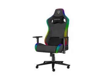 Karrige gaming Genesis Nitro 660 Trit, ndriçim RGB, tekstil, gri