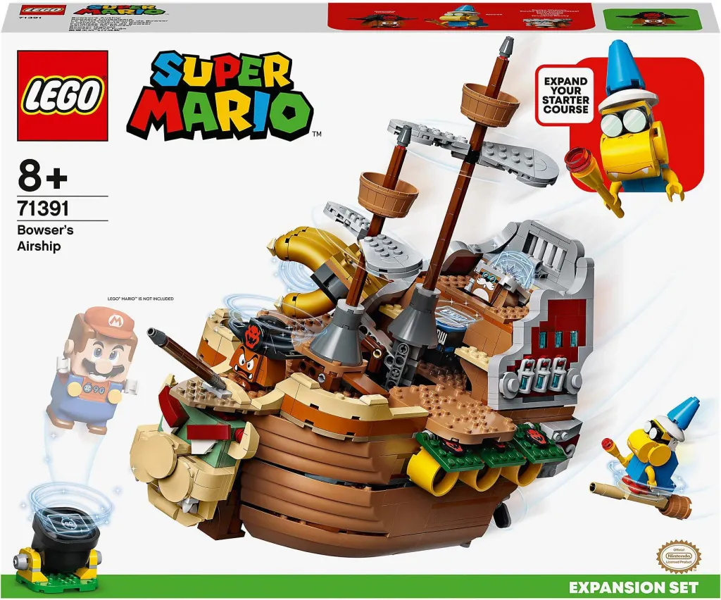 Lodër LEGO Super Mario Anija Fluturuese e Bowser-it (71391) - 1