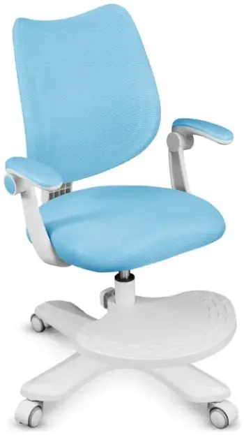 Karrige zyre ergonomike Huzaro Mark Adler Junior 4.6, rrotulluese, për fëmijë, blu