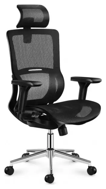 Karrige zyre Mark Adler Expert 6.2, ergonomike, najlon mesh, e zezë