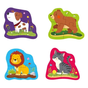 Puzzle per bebe me qen ari luan mace 16x16 cp