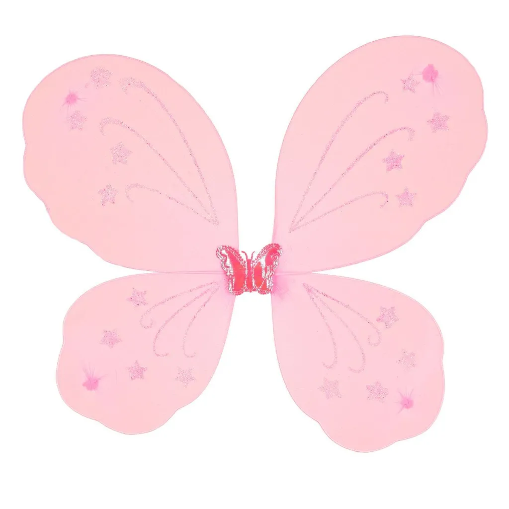 Krahe fluture roze me xixa dhe yje 37x40 cm - 1