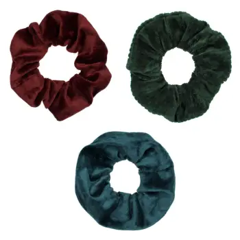 Scrunchy bezhe jeshil vishnje 3cp