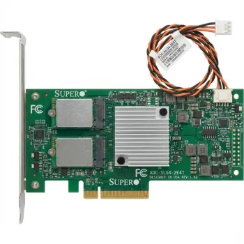 Karta të Rrjetit 2-port NVMe HBA / PCIe 4.0 x16 / AOC-SLG4-2E4T-O / USED