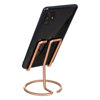 Mbajtese metalike roze gold per telefon