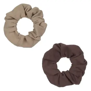 Scrunchy per floket bezhe 16.5x3.5 cm 2 cp