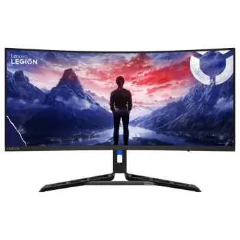 Monitor Gaming Lenovo R34w-30 / 34″/ Wide Quad HD VA / LCD / Curved / 180Hz / 2ms / HDMI + DisplayPort – Zezë