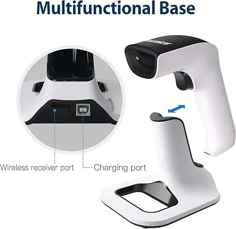Scaner I-Tech 4308 / Për barkod / BT A51 / Bluetooth / I bardhë - 1