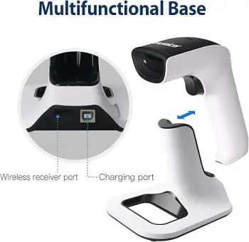 Scaner I-Tech 4308 / Për barkod / BT A51 / Bluetooth / I bardhë