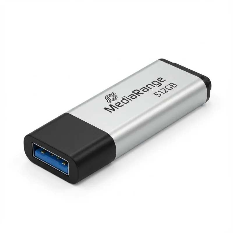Flash Drive USB MediaRange High Performance 512GB / USB 3.0 – Alumin - 1