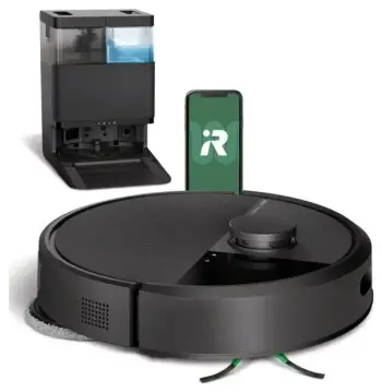 Robot pastrues iRobot Roomba Plus 405 Combo, mop dhe fshesë, i zi