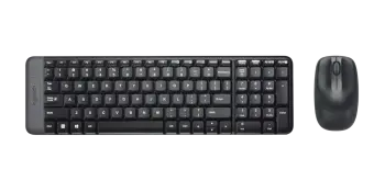 Set Tastierë dhe Maus Combo Logitech MK220 / Wireless / 10-Key Number pad / Music Controls / 5 million keystrokes / Deep-profile / Optik E zezë + Maus / Smooth Optical Tracking / 3 butona / I zi