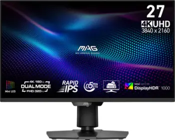 Monitor MSI MAG 274UPDFDE E16M, 27", 4K, 160Hz, i zi