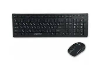 Set Tastierë dhe maus Esperanza Tacoma EK136 / Me kabëll / E zezë
