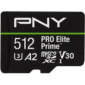 Kartë Memorie SD PNY Pro Elite Prime microSDXC / 512GB