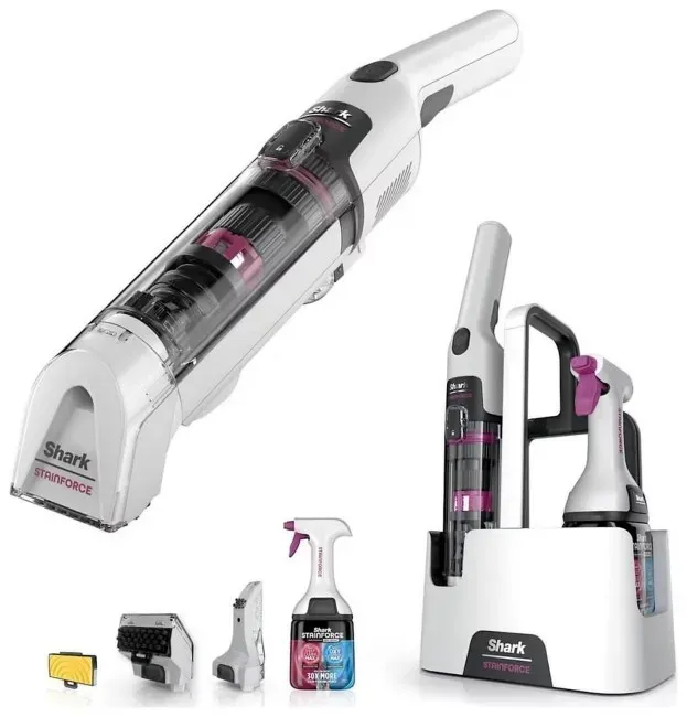 Pastrues me bateri Shark StainForce HX100EUT, i bardhë - 1