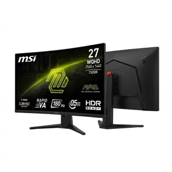 Monitor Gaming TFT MSI MAG 274CQFDE / 27″ / WQHD Rapid VA / 180 Hz / 0.5 ms / HDMI+DP – Zezë