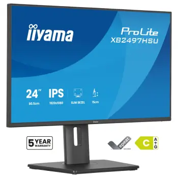 Monitor iiyama XB2497HSU-B1, 23", Full HD, IPS, 120Hz, i zi