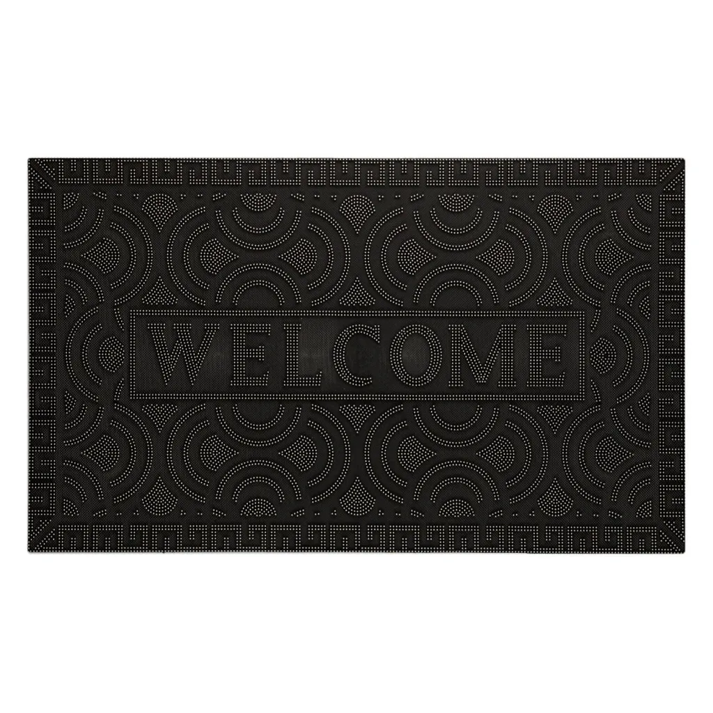Tapet welcome per deren me dizajn te zi 75 x 45 cm - 1