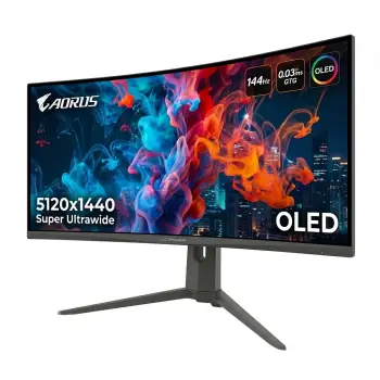 Monitor LC-Power LC-M49QCO / 49″/ DQHD / QD-OLED / Curved / 144 Hz / 0.03ms / HDMI + USB-A + USB-C – Zezë