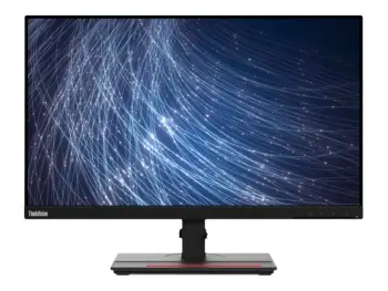 Monitor Lenovo ThinkVision 63A5GAT / 23.8″/ Full HD IPS / LCD / 60Hz / 6ms / HDMI + DisplayPort + VGA + USB + USB-B – Zezë