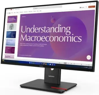 Monitor Lenovo ThinkVision T24D-40, 23.8", FHD, USB-C, i zi