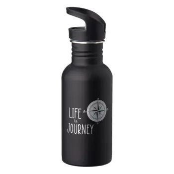 Shishe uje life is journey e zeze mat 500 ml