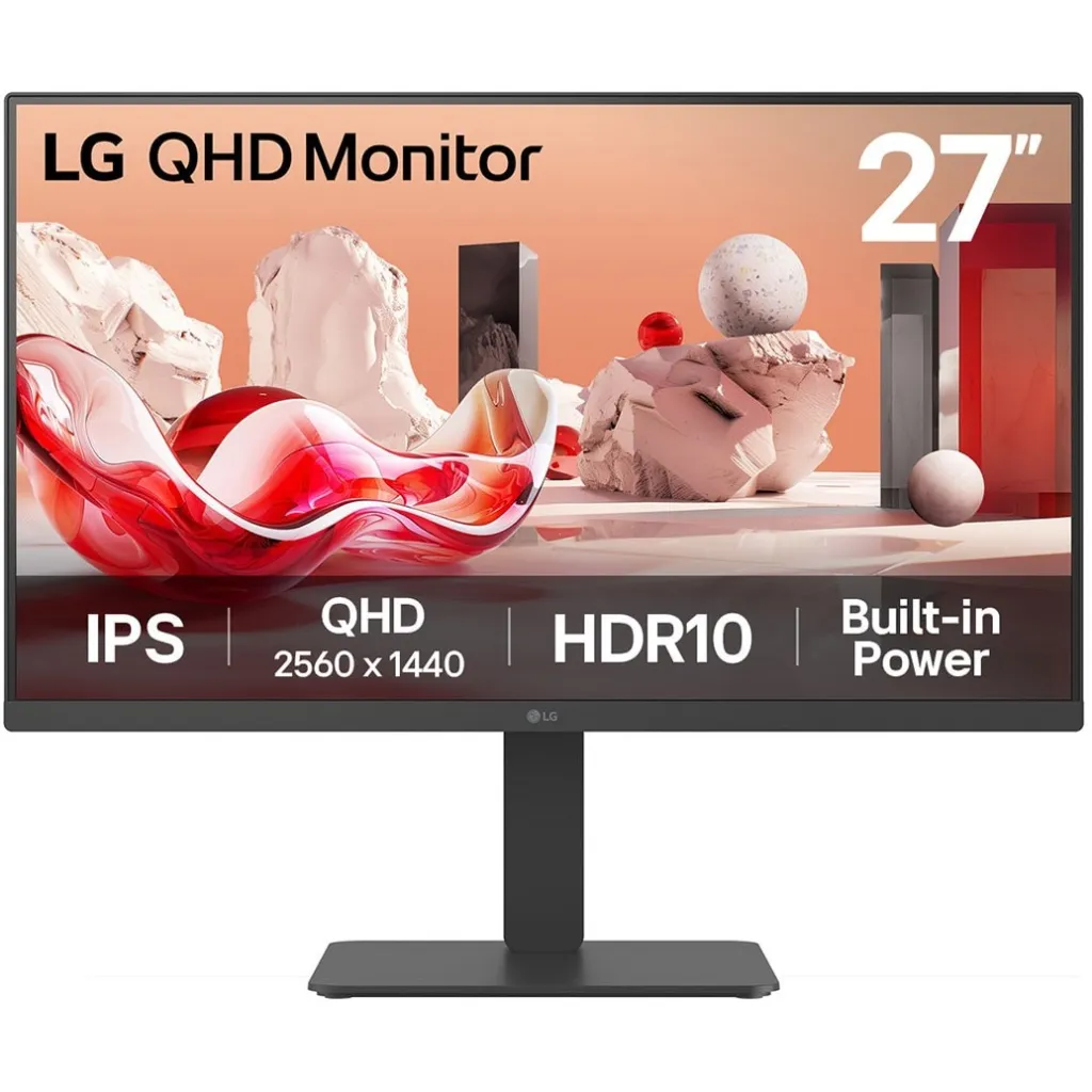 Monitor LG 27BA45QB B.AEU, 27", Full HD, i zi - 1