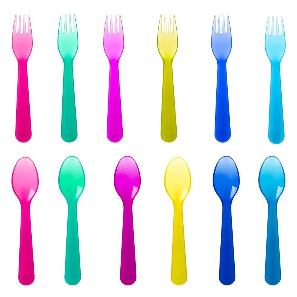 Set luge pirunj plastike 16 cm 12 cope - 1