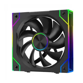 Ventilatorë kasë Xilence XPF360 ARGB, 3x120mm PWM, ARGB, të zinj