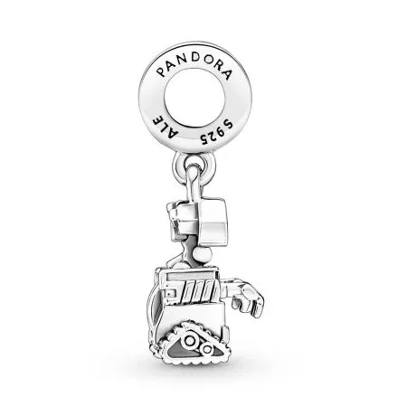 Disney Pixar Wall-E sterling silver dangle with glitter, red and black enamel - 4