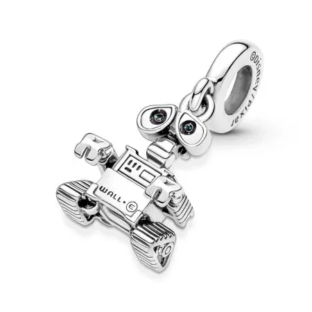 Disney Pixar Wall-E sterling silver dangle with glitter, red and black enamel - 5
