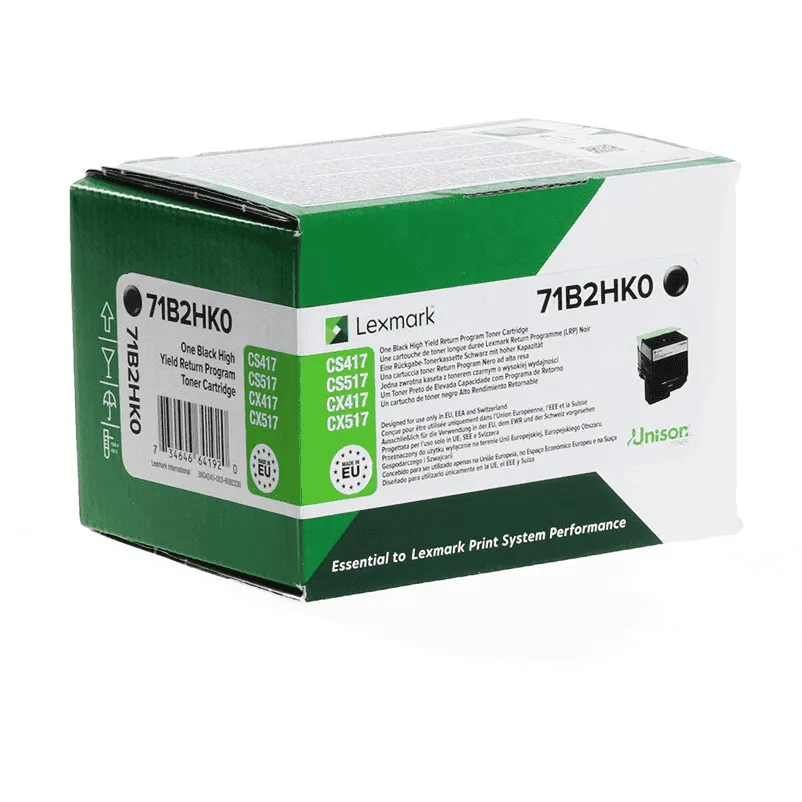 Toner Lexmark 71B2HK0 – Zezë - 1