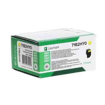Toner Lexmark 71B2HY0 – Verdhë