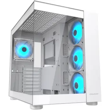 Kuti PC Cougar Gaming FV150, MIDI Tower, 4 ventilatorë ARGB, xham i temperuar