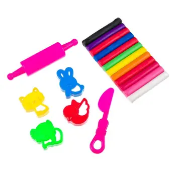 Plasteline Me Forma &amp; Rul 18 Copë