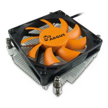 Cooler Inter-Tech Dynatron Argus T-200, 8 cm, 600-1800 RPM, zezë/portokalli