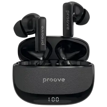 Dëgjuse wireless Proove Dreamer TWS me ANC dhe aplikacion dedikuar (APP), të zeza